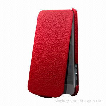 Leather Case for iPhone 5, Easy Installation and Removal